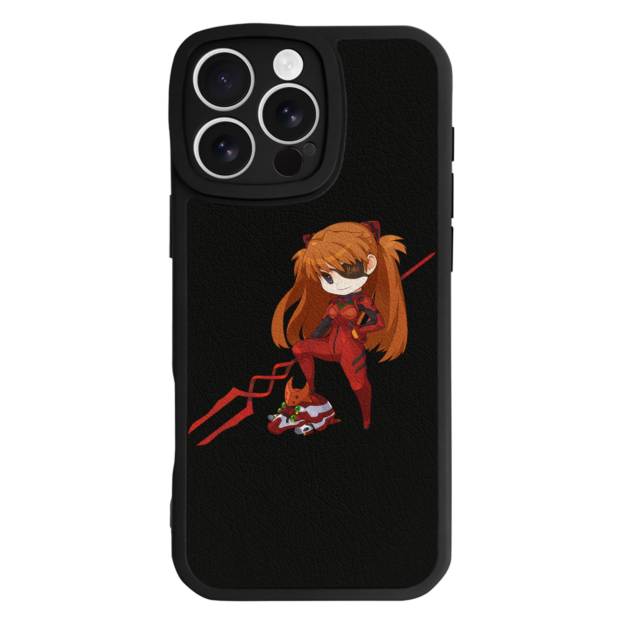 （画像用） EVA 新世紀エヴァンゲリオン 【iPhone 16シリーズ対応】シリコンスマホケース（レザー調） 材質：シリコン